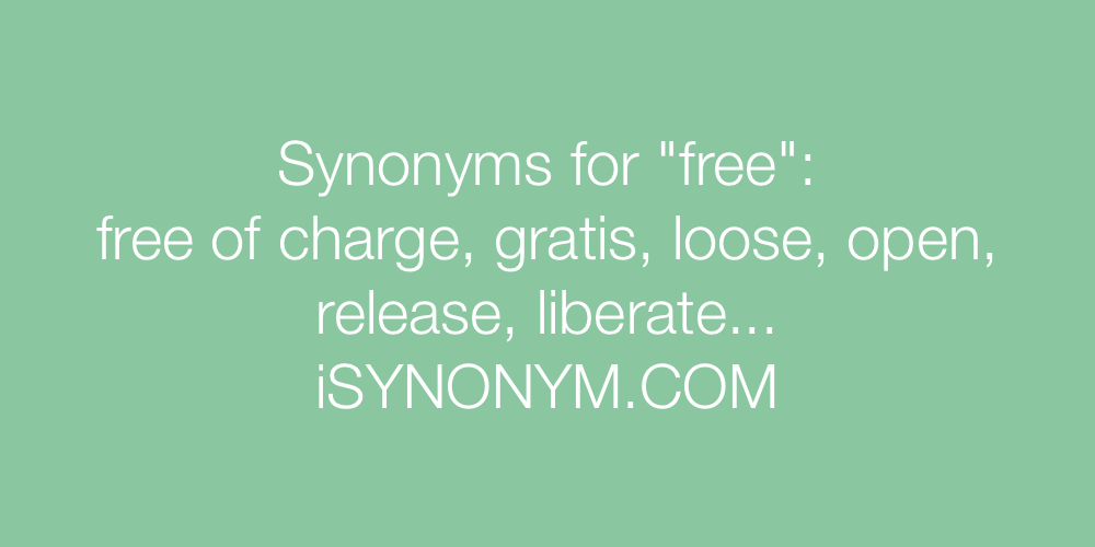 Synonyms free