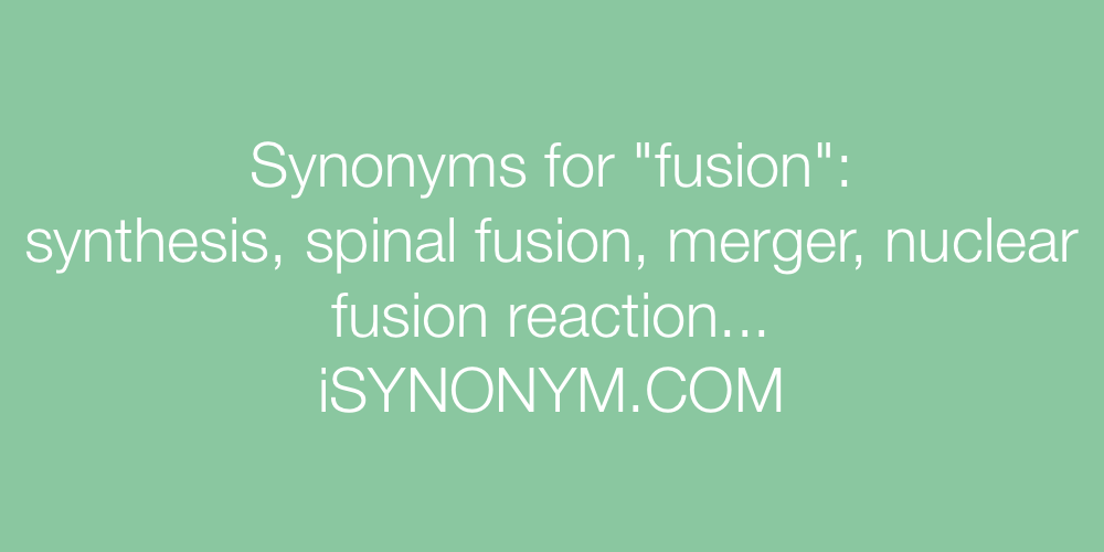 Synonyms fusion
