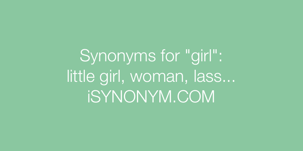 Synonyms girl