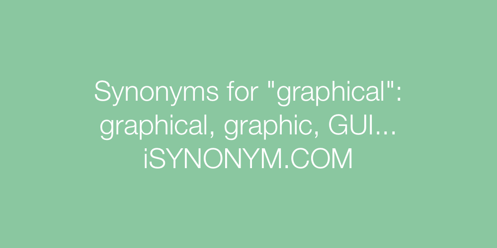 Synonyms graphical