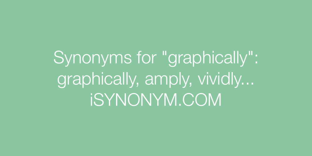 Synonyms graphically
