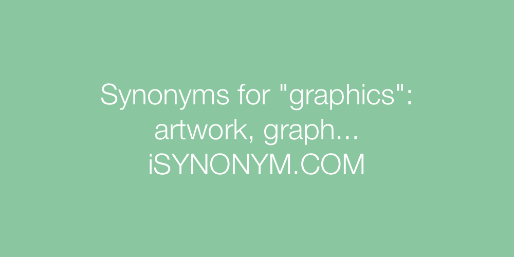 Synonyms graphics