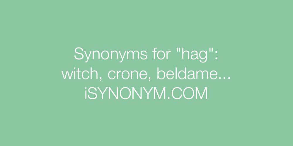 Synonyms hag