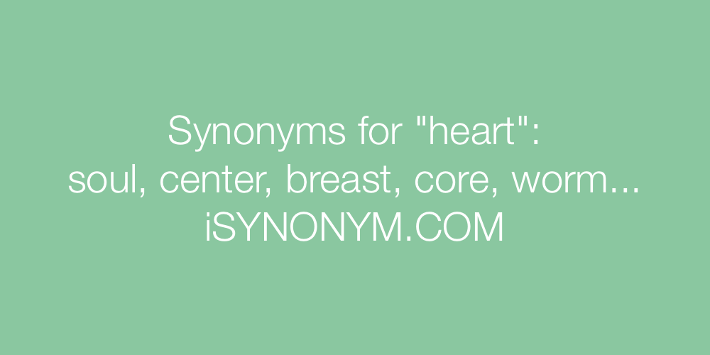 Synonyms heart
