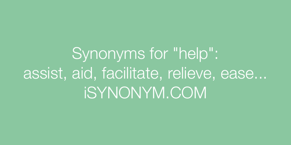 Synonyms help