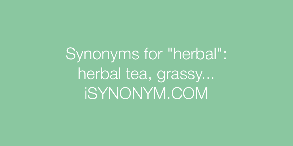 Synonyms herbal