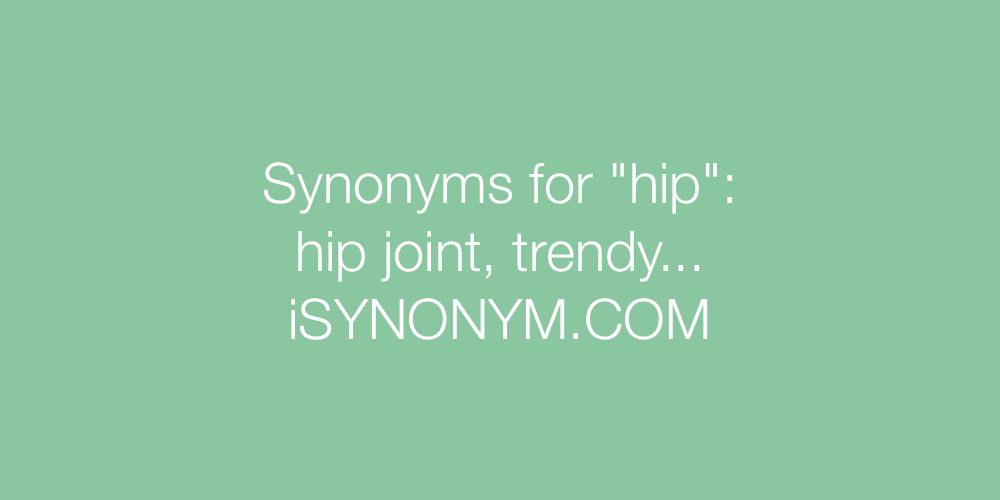 Synonyms hip