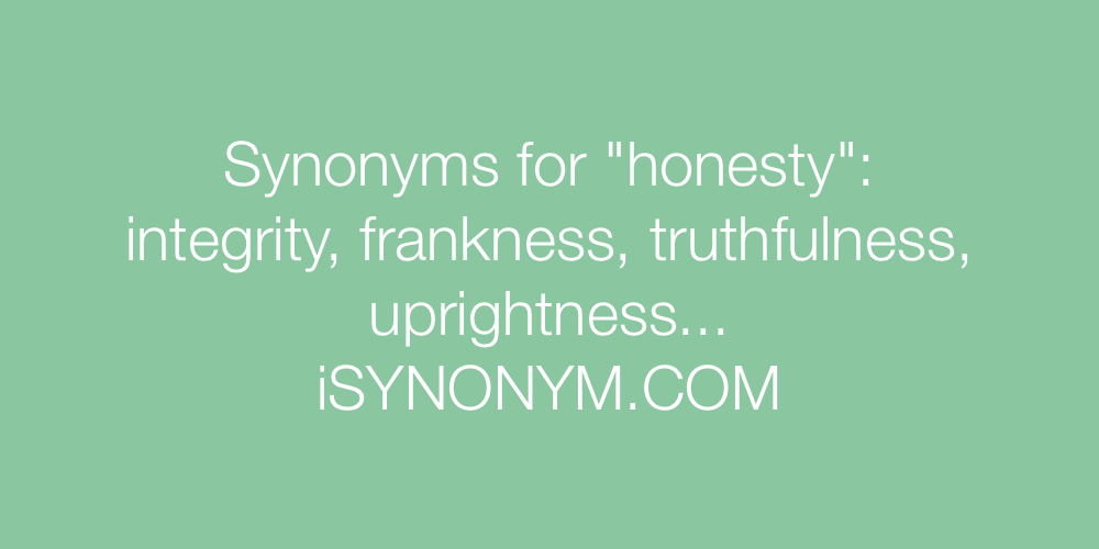 integrity synonym