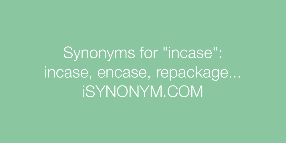 Synonyms incase