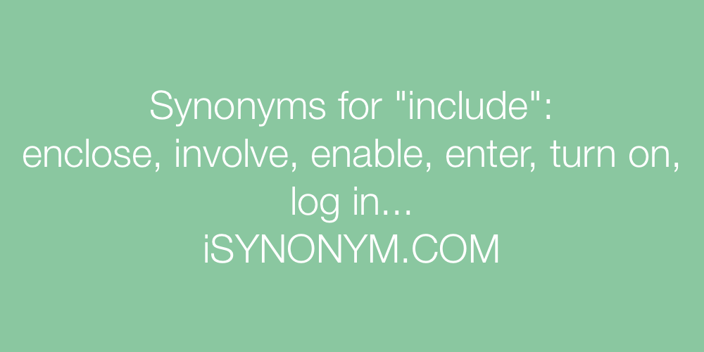 Synonyms include