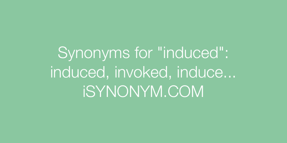 Synonyms induced