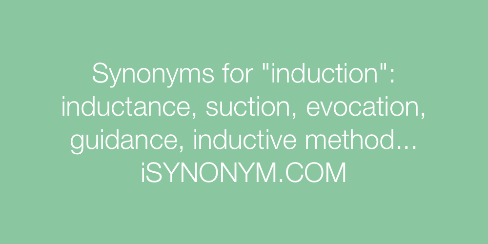 Synonyms induction