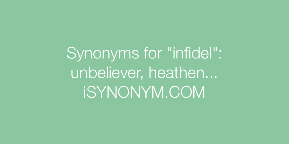 Synonyms infidel