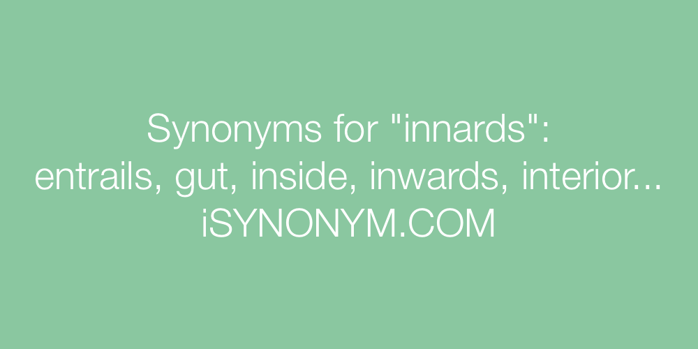 Synonyms innards