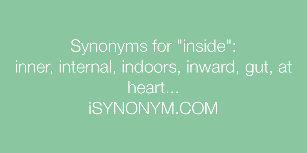 Synonyms inside