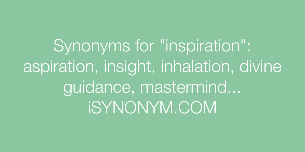Synonyms inspiration