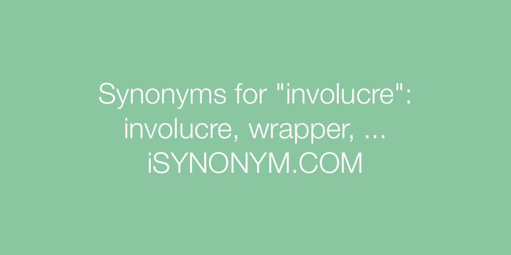 Synonyms involucre