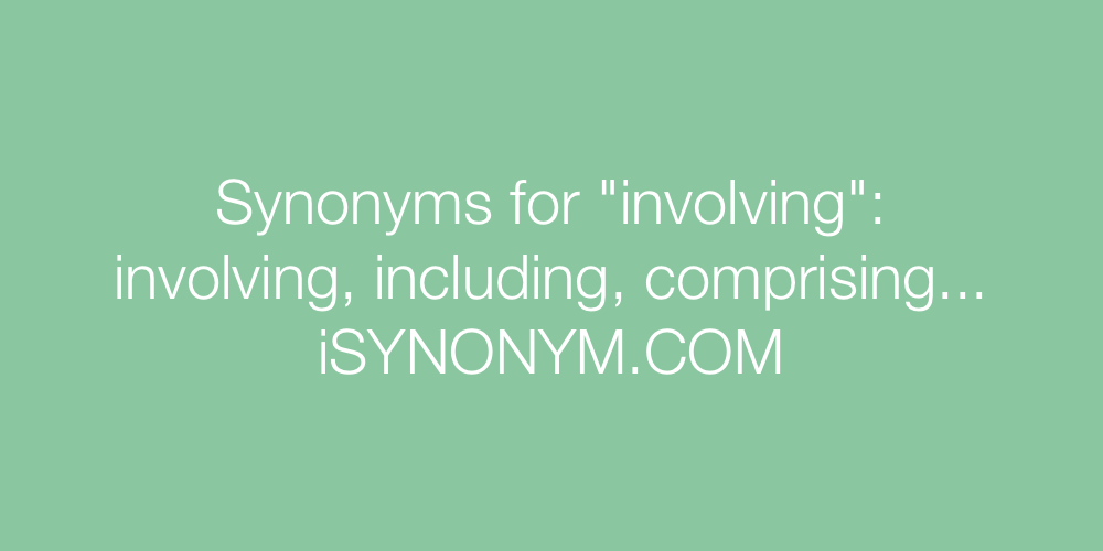 Synonyms involving