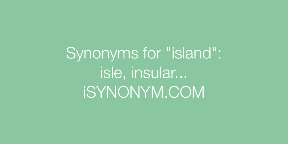 Synonyms island