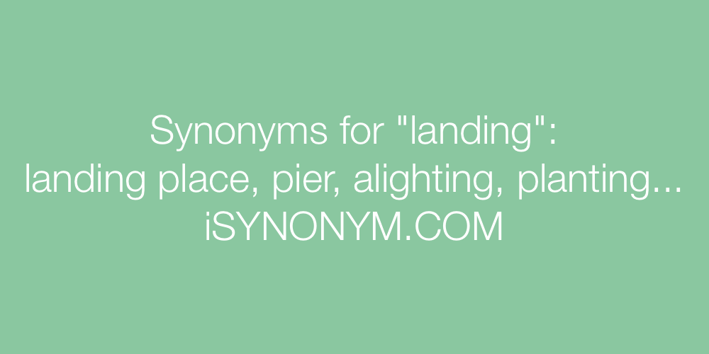 Synonyms landing