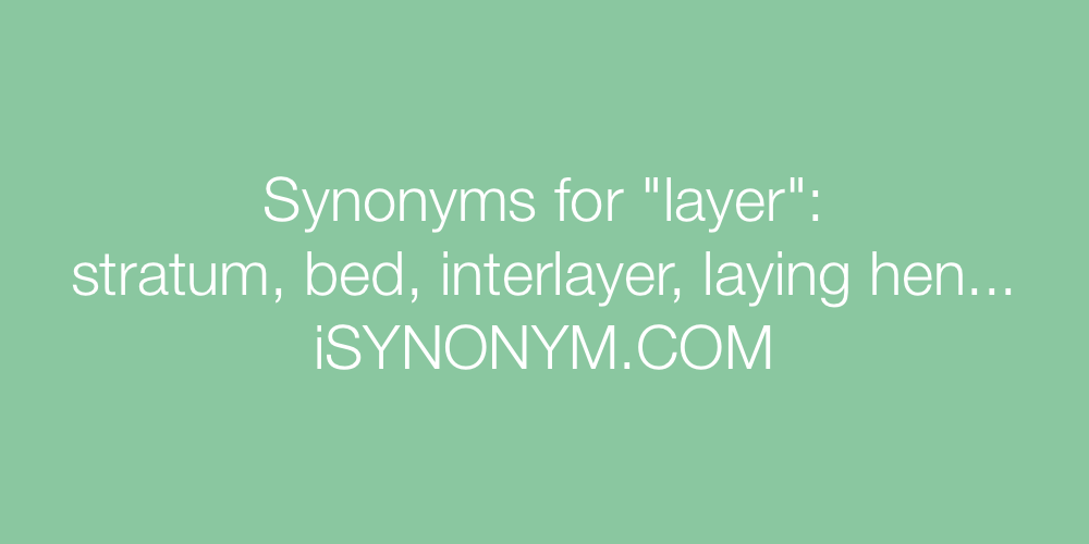 Synonyms layer