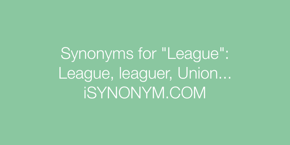 Synonyms League