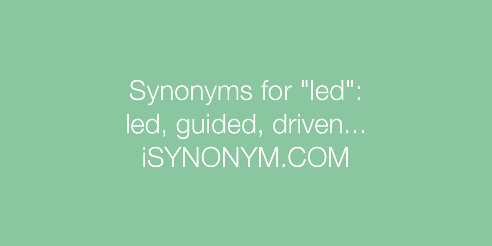 Synonyms led