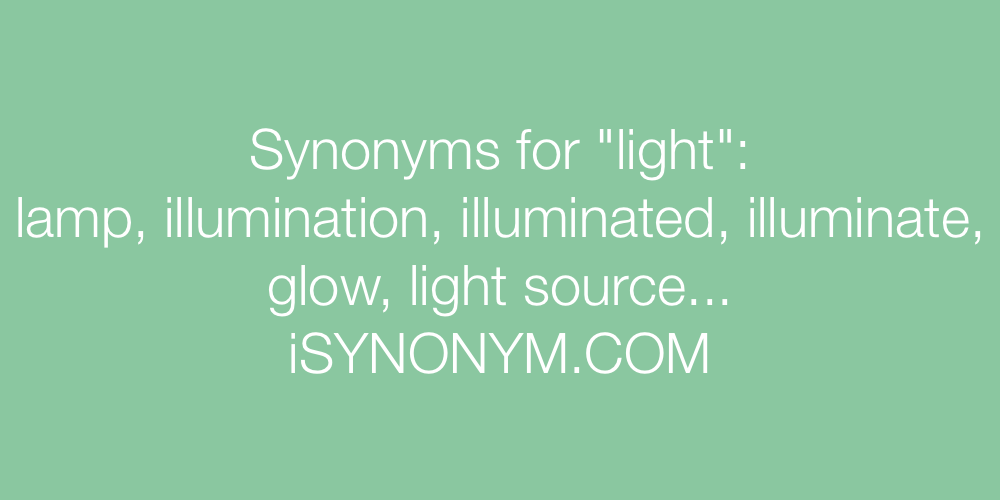 Synonyms light