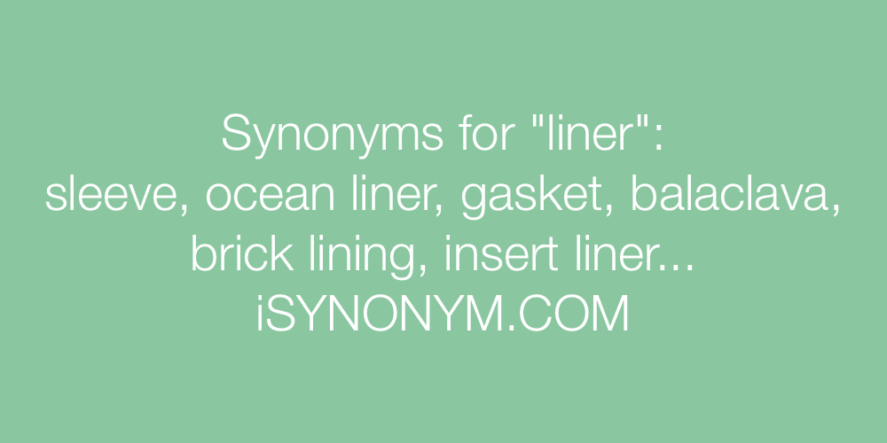 Synonyms liner