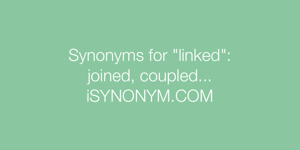 Synonyms linked