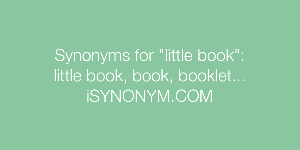 Synonyms little book