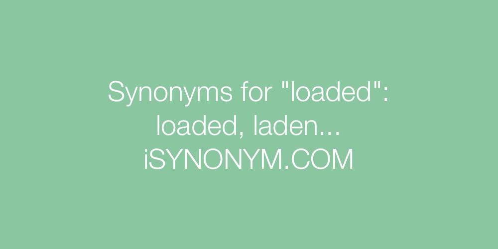 Synonyms loaded