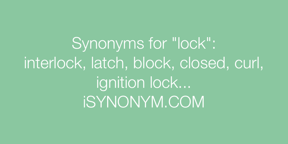 Synonyms lock