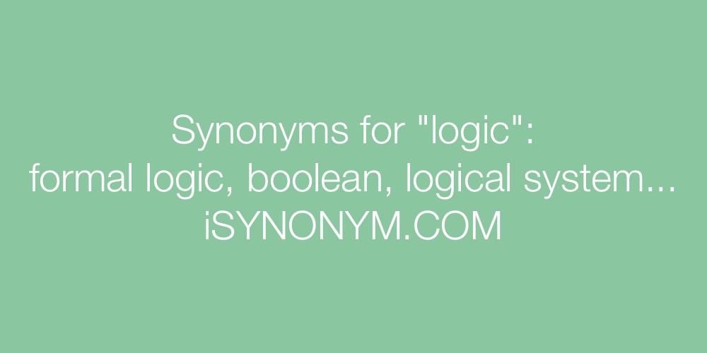 Synonyms logic