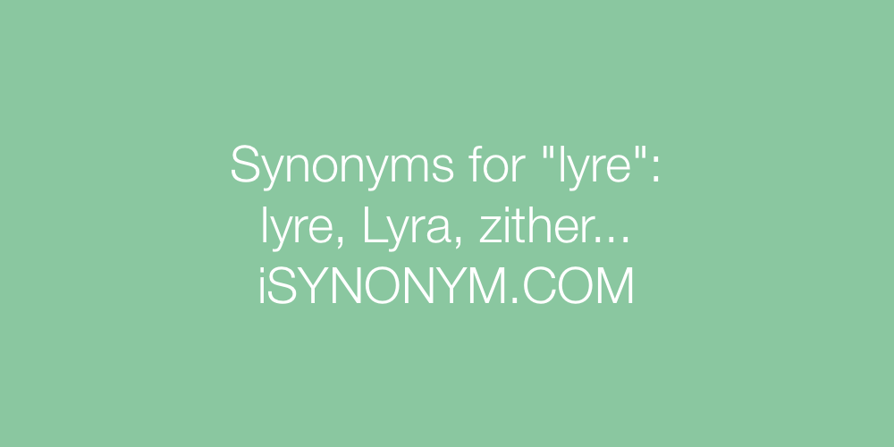 Synonyms lyre
