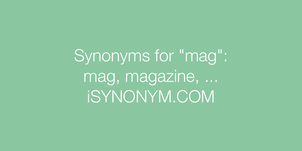 Synonyms mag
