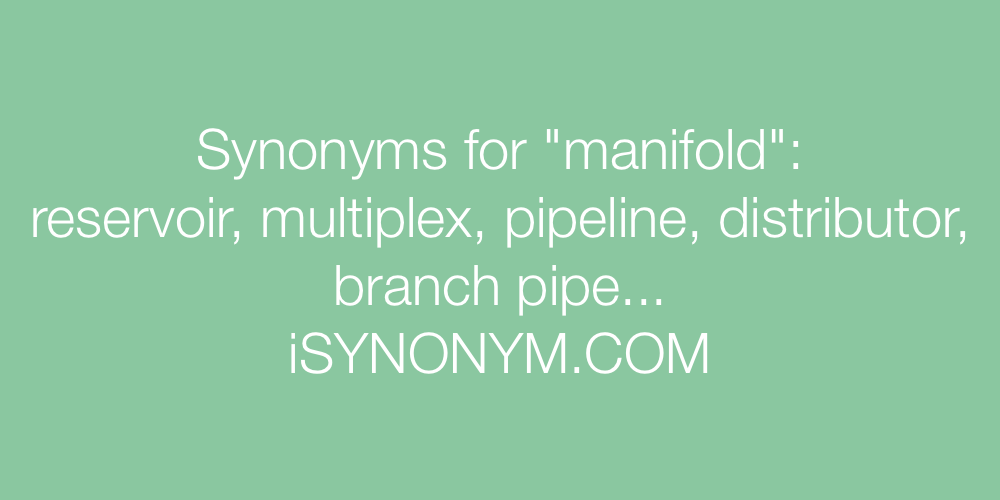 Synonyms manifold