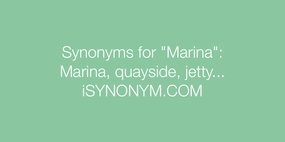 Synonyms Marina