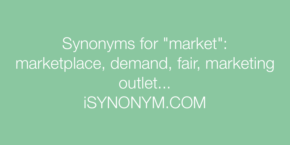 Synonyms market