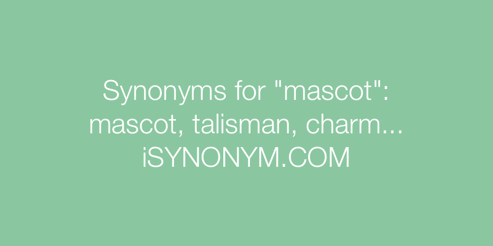 Synonyms mascot