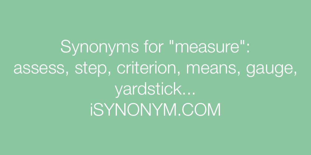 Synonyms measure