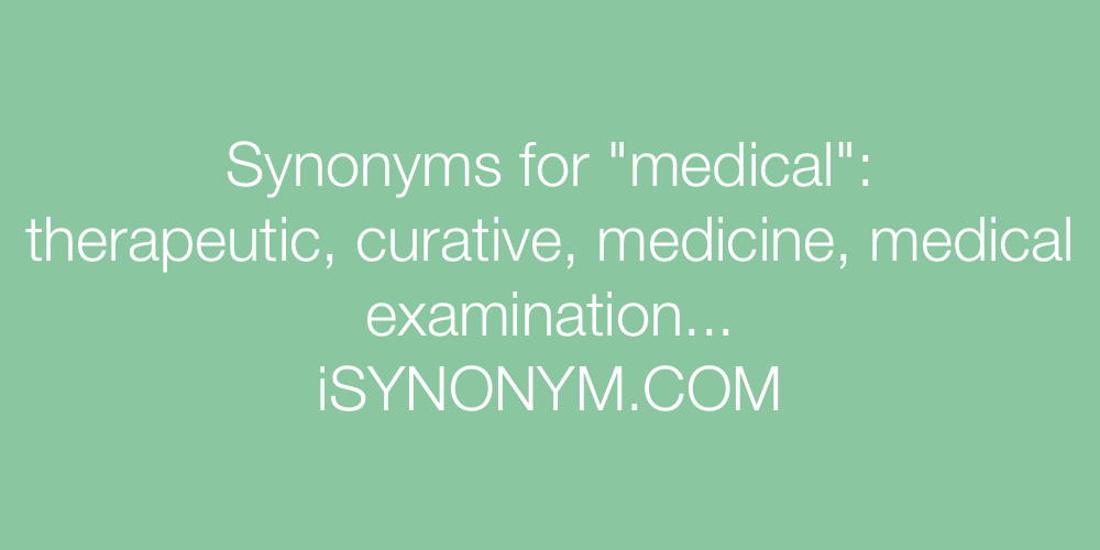 Synonyms medical