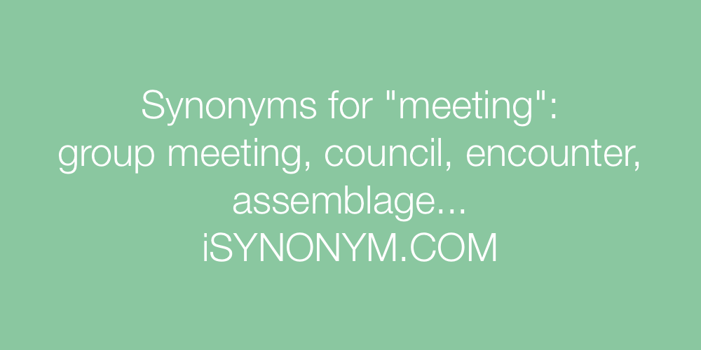 Synonyms meeting