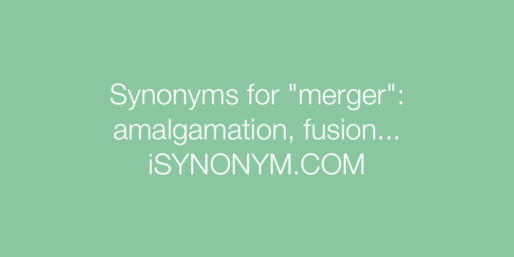 Synonyms merger