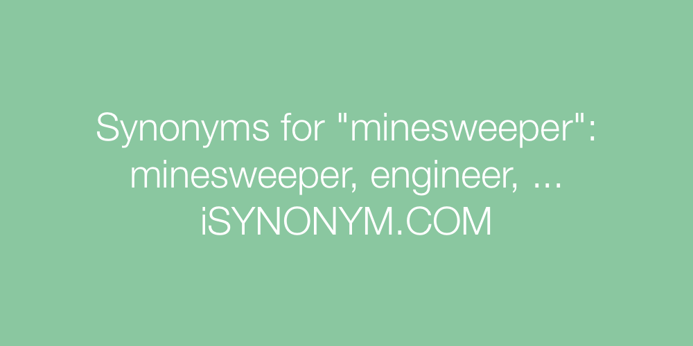 Synonyms minesweeper