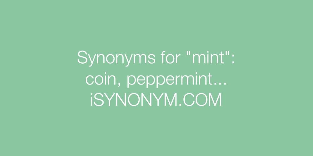 Synonyms mint