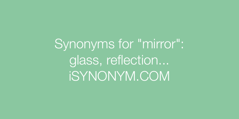 Synonyms mirror