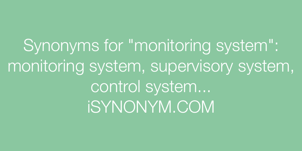 Synonyms monitoring system