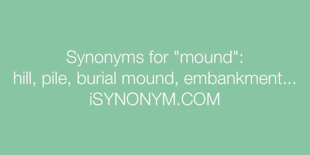 Synonyms mound