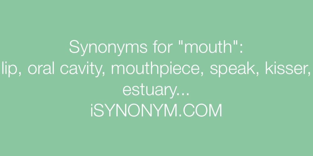 Synonyms mouth
